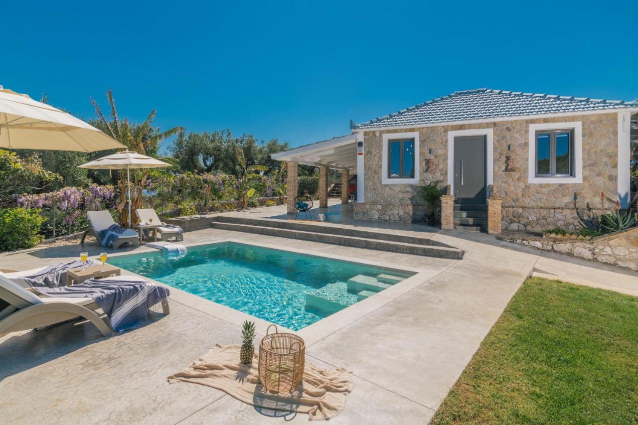 Binios Villa - Private Pool, Walking Distance From The Beach Vasilikí Exterior foto
